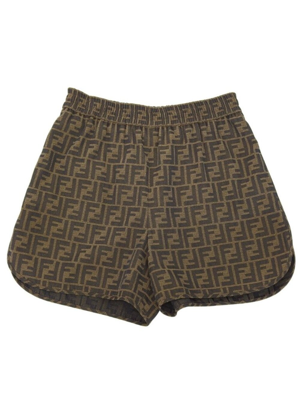Fendi Canvas Shorts Brown